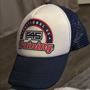 F45 Training Navy and White Cap